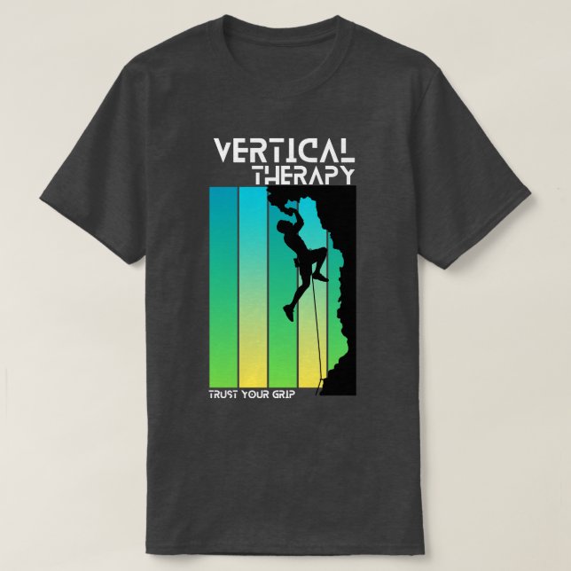 Vertikale Therapie Vertrauen Sie Ihren Griff Klett T-Shirt (Design vorne)