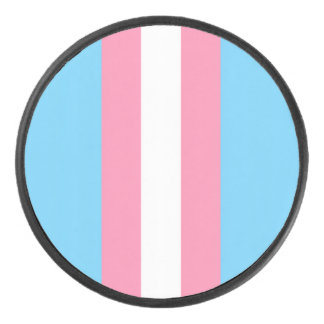 vertikale Trans-Flagge Hockey-Puck Eishockey Puck