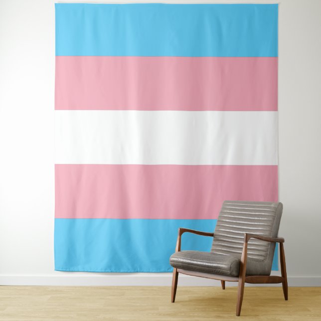 Vertikale Transgender-Pride-Markierung Wandteppich (Beispiel)