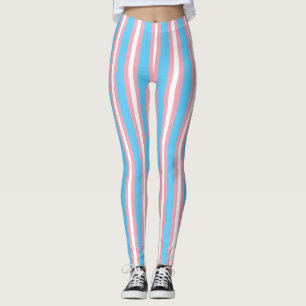 Vertikale Transgender-Stolz-Flagge Leggings