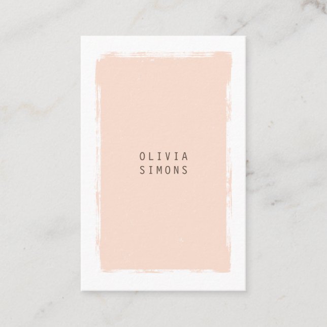 Vertikale Visitenkarten Visitenkarte (Vorderseite)