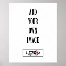 Vertikale Zeichen Poster