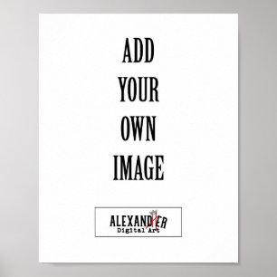 Vertikale Zeichen Poster