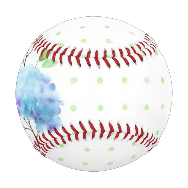 Vertikaler, nahtloser Rahmen für die Wasserfarbe Baseball (Vorderseite)