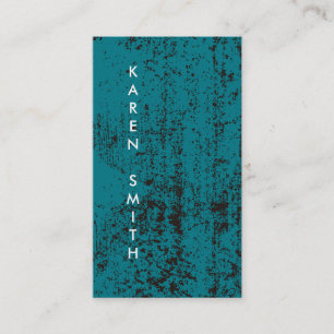 Vertikaler Text Moderner Grunge-Stil Visitenkarte