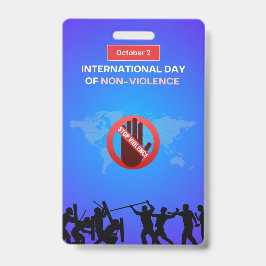 Vertikales Abzeichen Ausweis