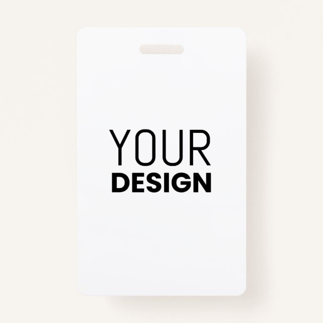 Vertikales Abzeichen Ausweis (Vorderseite)