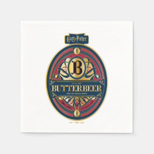 Vertikales BUTTERBEER™-Logo Serviette