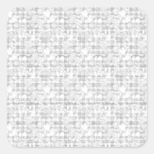 Vertikales Design 27 Quadratischer Aufkleber