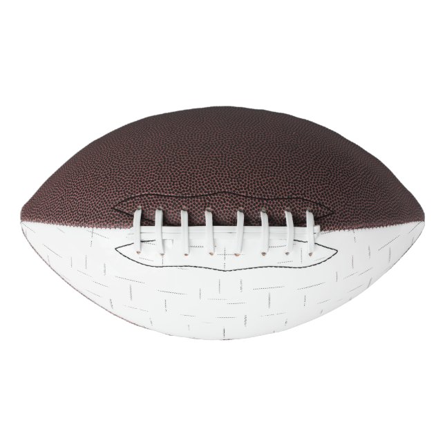 Vertikales Design Drei Football (Vorderseite)