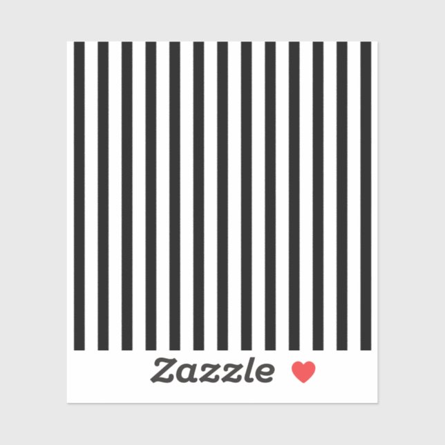 Vertikales Design eins Aufkleber (Blatt)