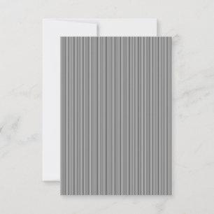 Vertikales Design eins RSVP Karte