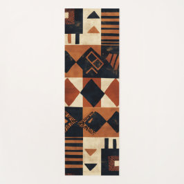 Vertikales Design mit afrikanischen Elementen Yogamatte