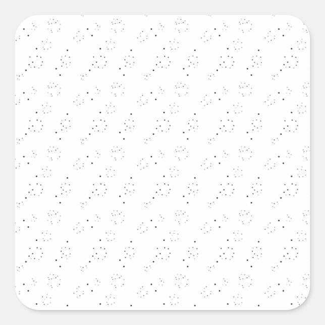 Vertikales Design Quadratischer Aufkleber (Vorderseite)