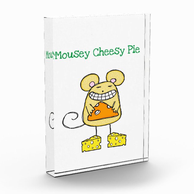 Vertikales Foto Block Mousey Cheesy Pie Pizza (Links)