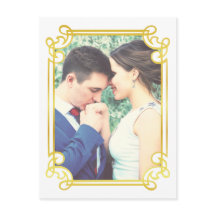 Vertikales gerahmtes verlobtes Paar