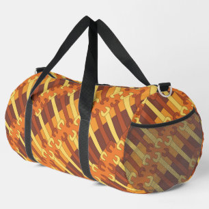 Vertikales Schraubenmuster Duffle Bag