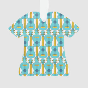 Vertikales Ukulele-Muster Ornament