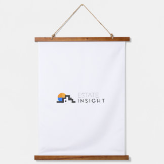 Vertikales Wandband Wandteppich Mit Holzrahmen