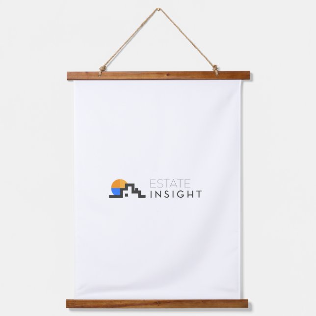 Vertikales Wandband Wandteppich Mit Holzrahmen (Vorderseite)