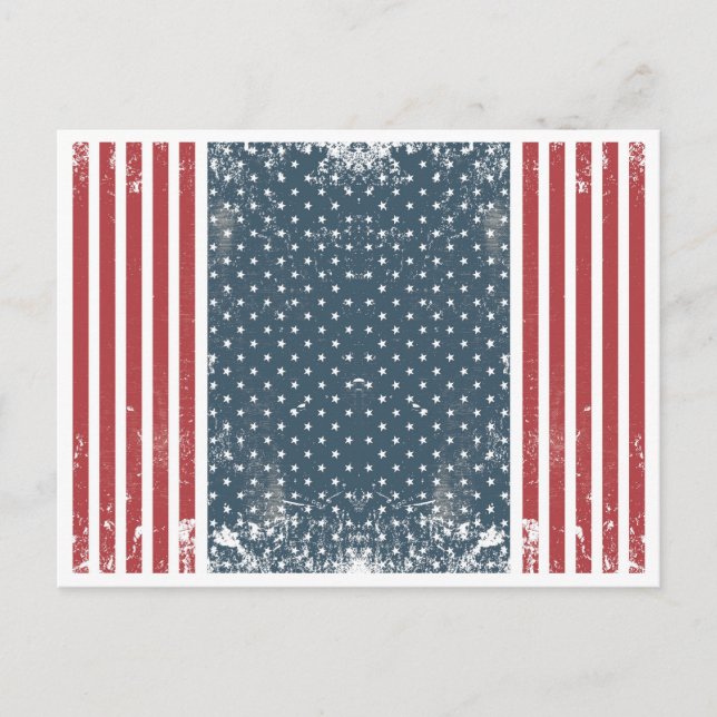 Vertikalflagge Postkarte (Vorderseite)