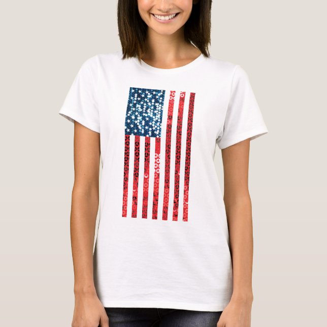 Vertikalflagge T-Shirt (Vorderseite)