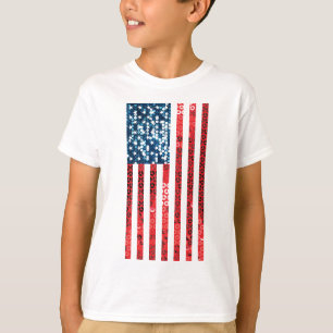 Vertikalflagge T-Shirt