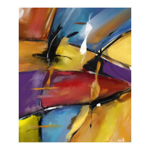 Vertikalposter extra großes Modell "Abstract 1509"