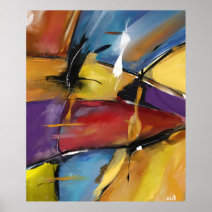 Vertikalposter extra großes Modell "Abstract 1509" Poster