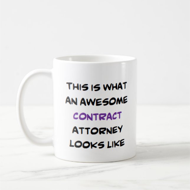 Vertragsanwalt, phantastisch kaffeetasse (Links)