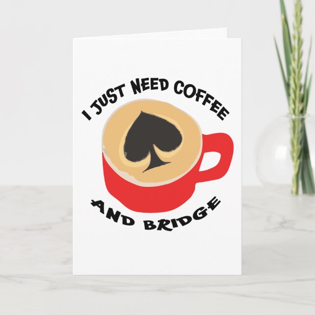 Vertragsbrücke und Coffee Grand Slam Bidding Karte (Vorderseite)