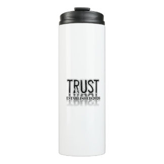 "Vertrau der Reise" Inspirierendes Edelstahl-W Thermosbecher