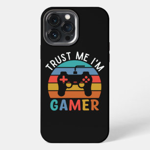 Vertrau mir, ich bin ein Gamer, lustiger Gamer-Spr iPhone 13 Pro Max Hülle