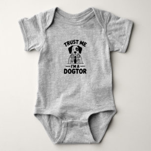 Vertrau mir, ich bin ein Hundtor Baby Strampler