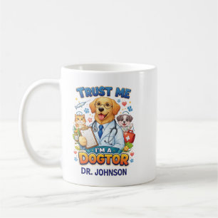 Vertrau mir, ich bin ein Hundtor Lustiger Tierar Kaffeetasse