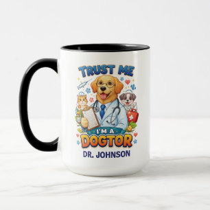 Vertrau mir, ich bin ein Hundtor Lustiger Tierar Tasse