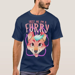 Vertrau mir, ich bin ein I Furries Cosplay Fandom T-Shirt