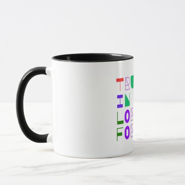 Vertraue auf den Herrn Christlich Tasse (Links)