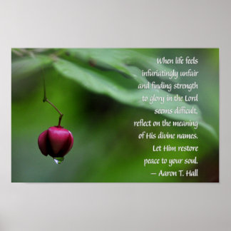 Vertraue auf den Herrn Motivierend Poster