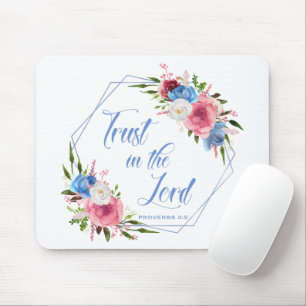 Vertraue auf den Herrn Mousepad