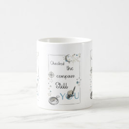 Vertraue deinem inneren Kompass. Selbstfürsorge-Af Kaffeetasse