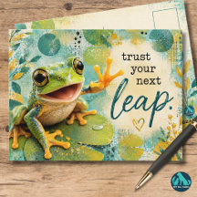 Vertraue deinem nächsten Sprung Motivationszitat