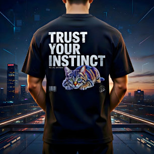 Vertraue Deinen Instinkten - Geschenk für Katzenli T-Shirt