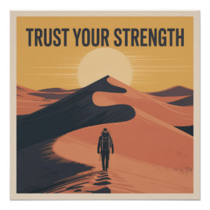 Vertraue Deiner Stärke Poster