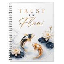 Vertraue Dem Fluss Inspiratives Notizbuch