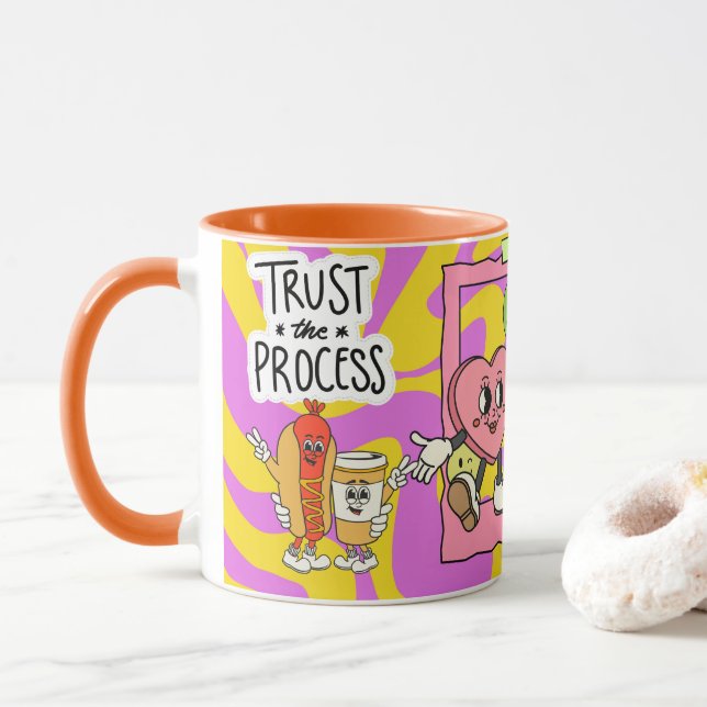 Vertraue dem Prozess Tasse (Mit Donut)