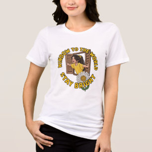 Vertraue dem Prozess Zitat Kunst Tri-Blend Shirt