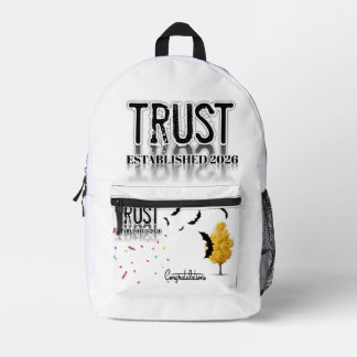 Vertraue Der Reise Motivations-Rucksack - Inspirat Bedruckter Rucksack