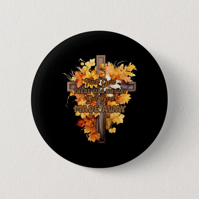 Vertraue Gott, alle Dinge sind möglich, Christlich Button (Vorderseite)
