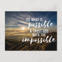 Vertraue Gott, der Christlich Inspiriere